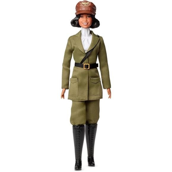 Barbie Other - Bessie Coleman Collectible Dressed in Aviator Suit with Helmet and Goggles
